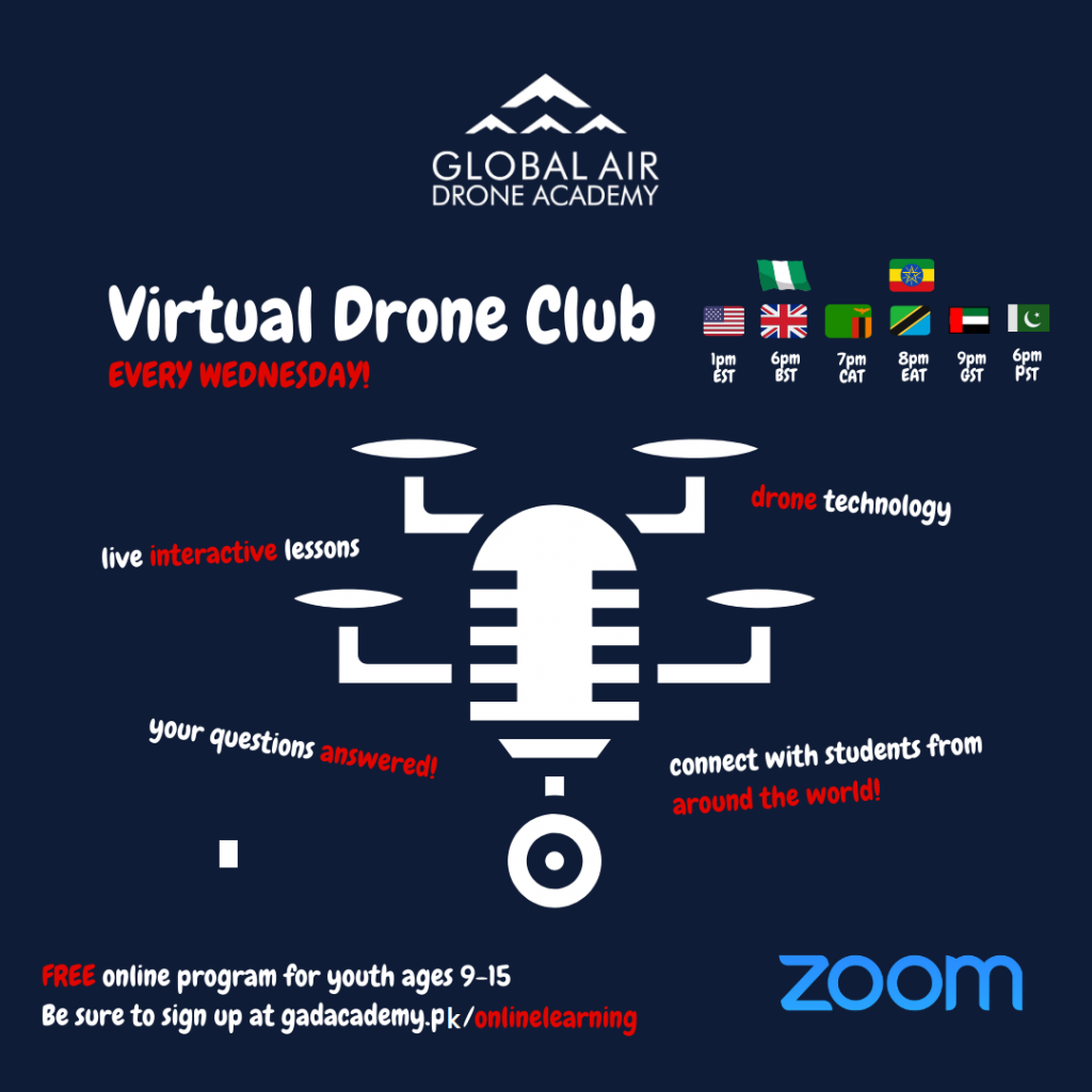 Virtual Drone Club Every Wednesday